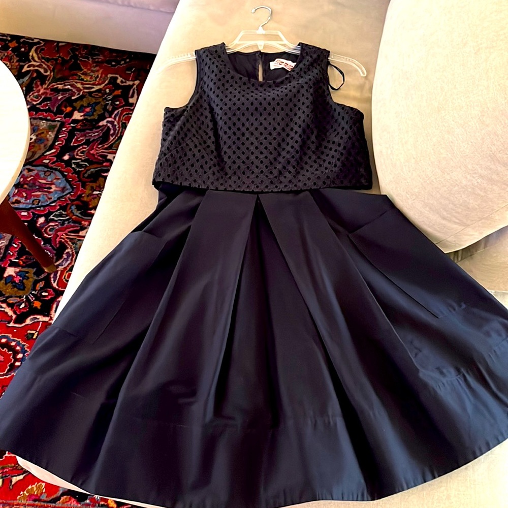 Eliza J navy dress